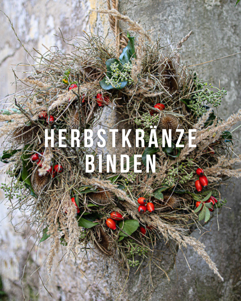 Herbstkränze binden